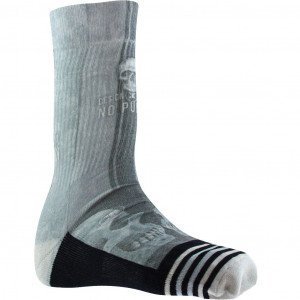 NO PUBLIK Chaussettes Homme Coton SKULL Noir Gris