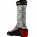 NO PUBLIK Chaussettes Homme Coton DOLLARS Noir Rouge