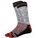 NO PUBLIK Chaussettes Homme Coton DOLLARS Noir Rouge