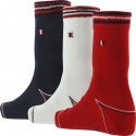 NO PUBLIK Lot de 3 paires de Chaussettes Homme Coton FRANCE Bleu Blanc Rouge