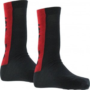 LEVI'S Lot de 2 paires de Chaussettes Mixte Coton TAB Noir Rouge