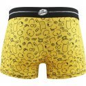 NO PUBLIK Boxer Homme Microfibre ABSTRACT Jaune Noir THE SIMPSONS