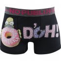 NO PUBLIK Boxer Homme Microfibre D OH Noir Rose THE SIMPSONS