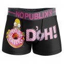 NO PUBLIK Boxer Homme Microfibre D OH Noir Rose THE SIMPSONS