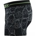 NO PUBLIK Boxer Homme Microfibre FUNKY BLACK Noir Gris THE SIMPSONS