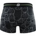 NO PUBLIK Boxer Homme Microfibre FUNKY BLACK Noir Gris THE SIMPSONS