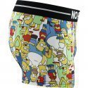 NO PUBLIK Boxer Homme Microfibre FUNKY COLOR Blanc Multicolore THE SIMPSONS