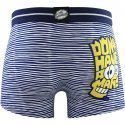 Boxer Homme BART STRIPES Bleu et Blanc