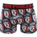 NO PUBLIK Boxer Homme Microfibre SPARKLING VICTORY Noir Rouge LOSC