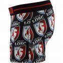 NO PUBLIK Boxer Homme Microfibre SPARKLING VICTORY Noir Rouge LOSC