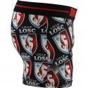 NO PUBLIK Boxer Homme Microfibre SPARKLING VICTORY Noir Rouge LOSC