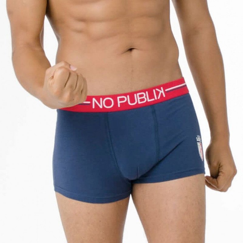 NO PUBLIK Boxer Homme Coton PLAIN Marine LOSC