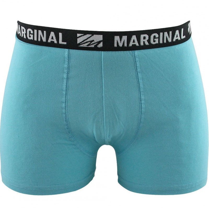 MARGINAL Boxer Homme Coton FIRST Cyan