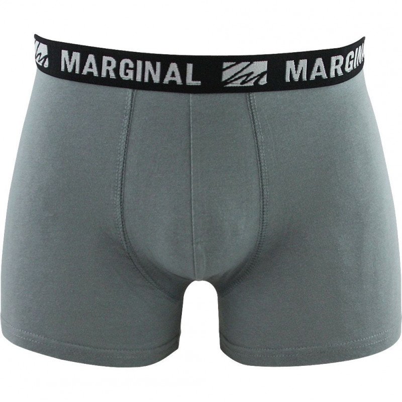 MARGINAL Boxer Homme Coton FIRST Gris