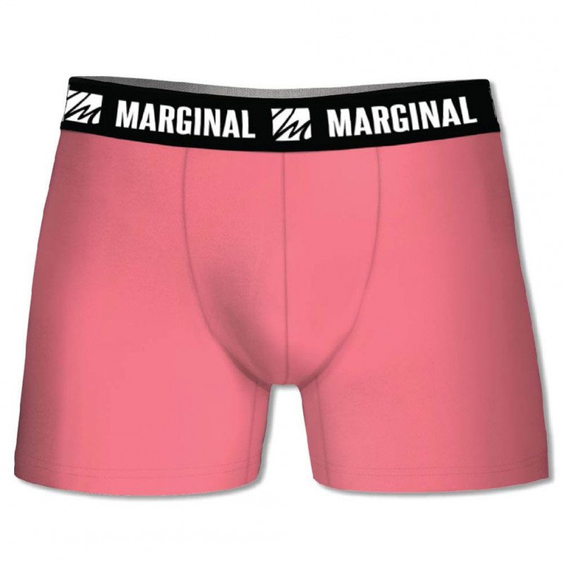 MARGINAL Boxer Homme Coton FIRST Rose