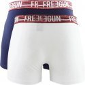 LOT DE 2 Boxer Sous-vêtements Homme BCX2ASS13 Blanc et Marine