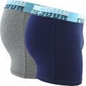 FREEGUN Lot de 2 Boxers Homme Coton BCX2ASS13 Souris Marine