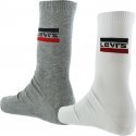 LOT DE 2 Chaussettes Chaussettes Homme SPRTSWR Gris et Blanc