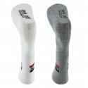 LOT DE 2 Chaussettes Chaussettes Homme SPRTSWR Gris et Blanc