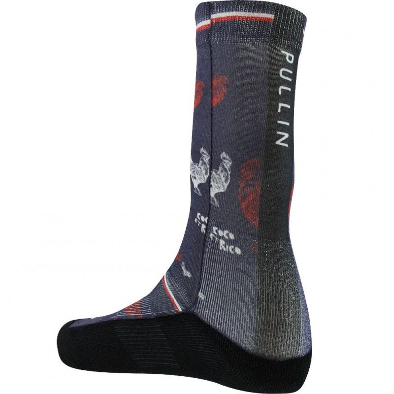 PULL IN Chaussettes Mixte Coton COCO ET RICO Bleu Blanc Rouge