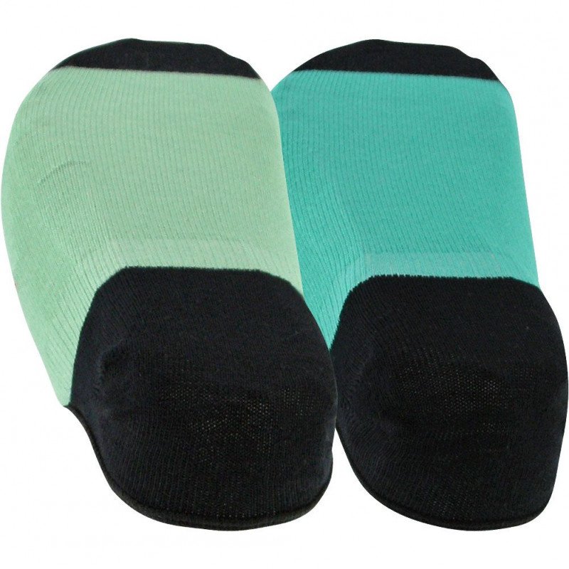LOT DE 2 Socquettes Chaussettes Mixte TOUCAN Vert et Cyan