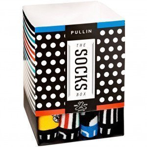 PULL IN 4 paires de Chaussettes Mixte Coton PACK34 Noir Jaune