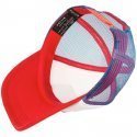 PULL IN Casquette Homme Microfibre TRUCKSEX Bleu Blanc Rouge