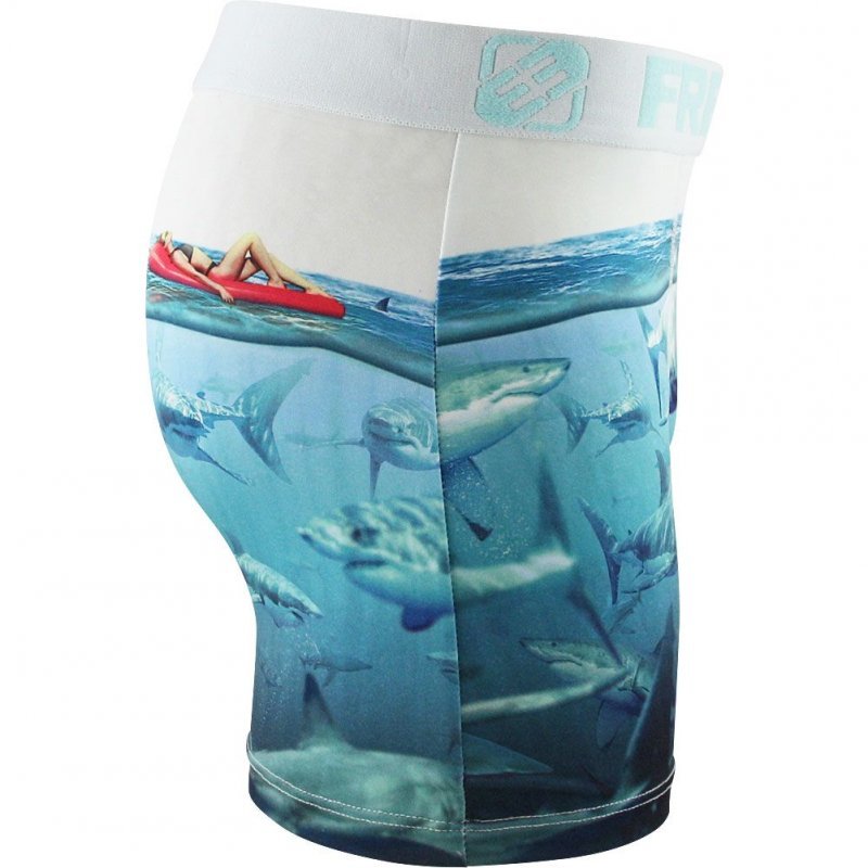Boxer Homme LOL Blanc et Bleu