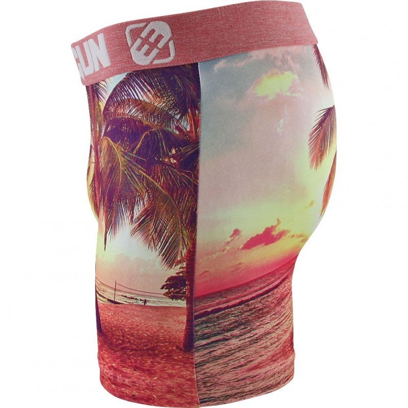 Boxer Homme PAL Rose et Jaune