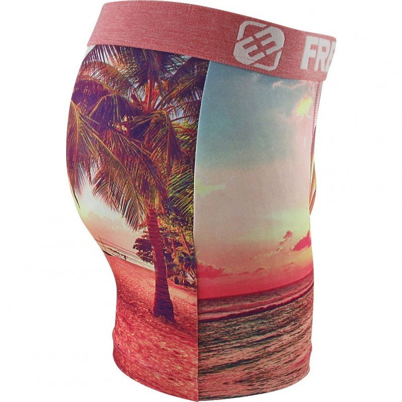 Boxer Homme PAL Rose et Jaune