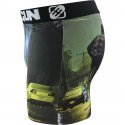 FREEGUN Boxer Homme Microfibre SKA Noir Vert PREMIUM