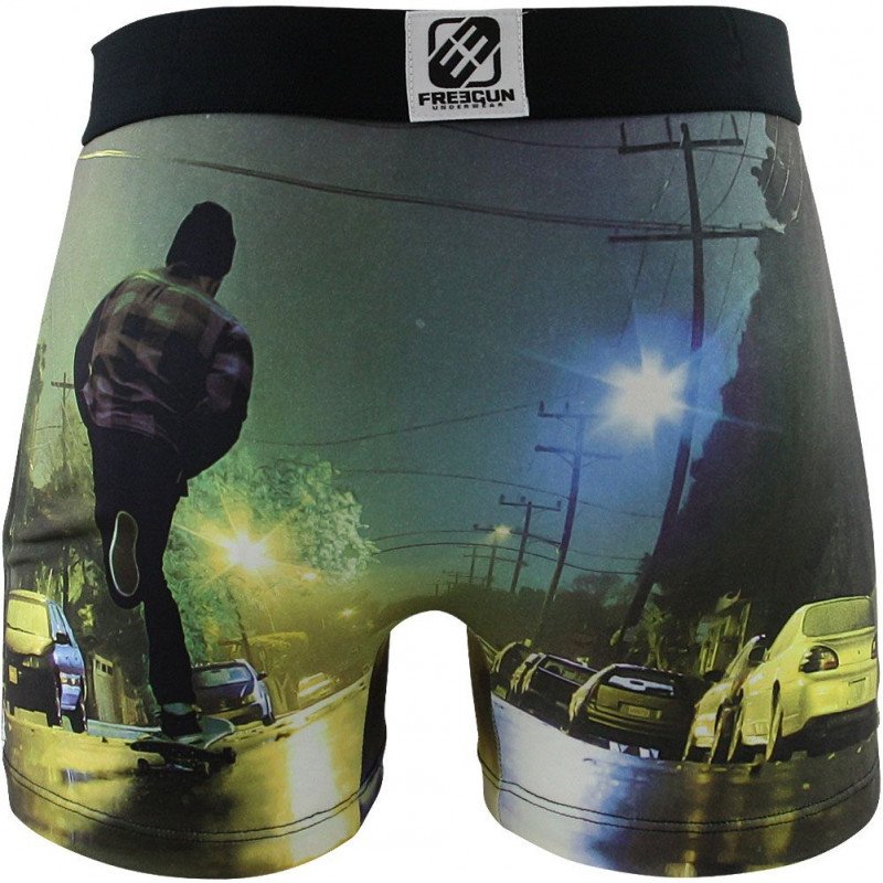 Boxer Homme SKA Noir et Vert