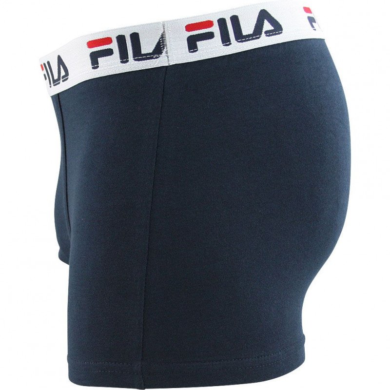 FILA Boxer Homme Coton CEINT Marine