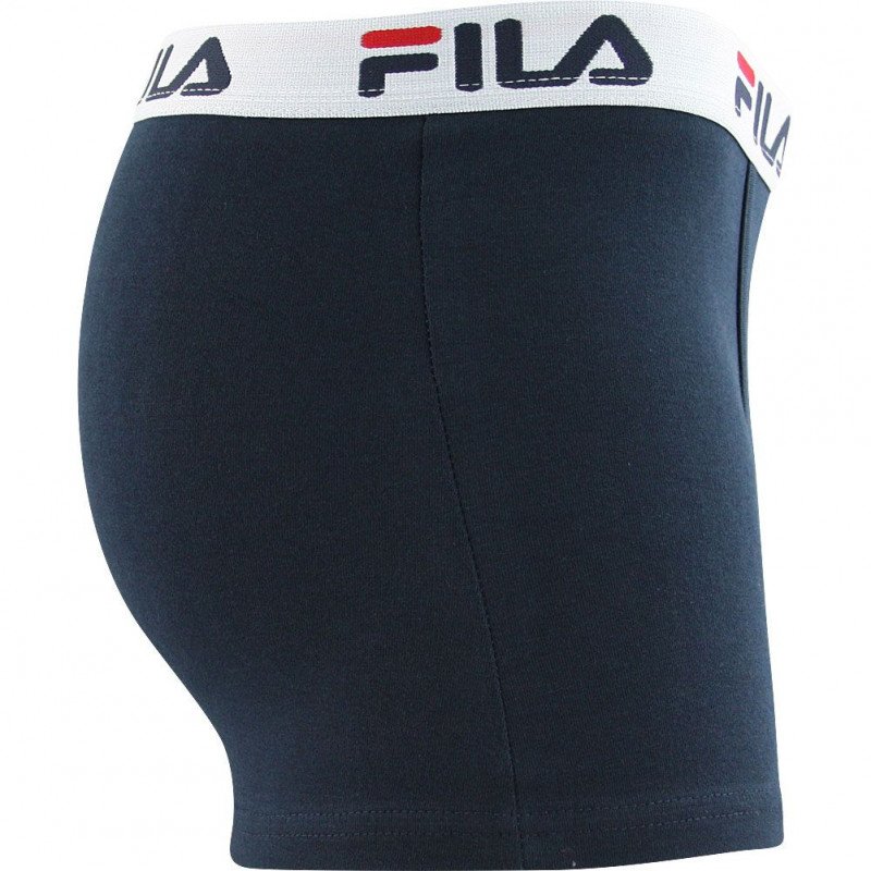 FILA Boxer Homme Coton CEINT Marine