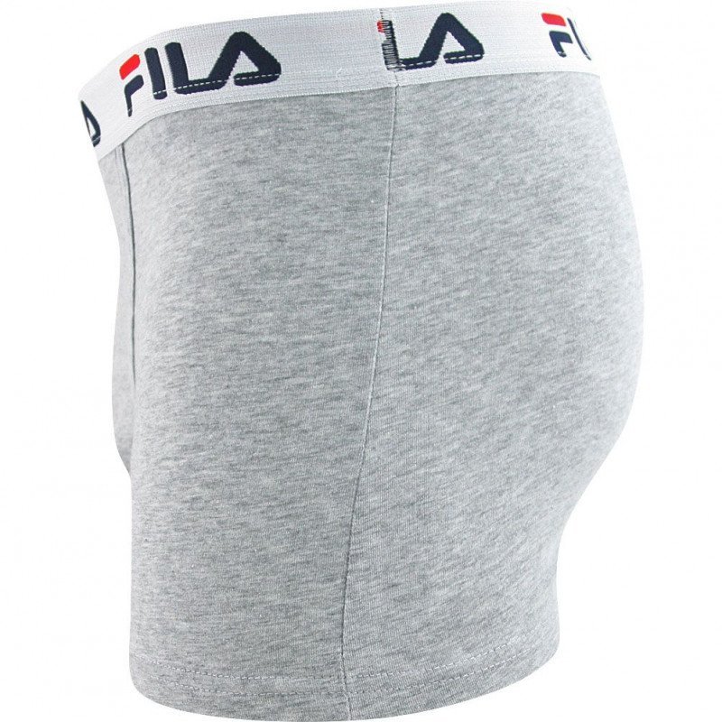 FILA Boxer Homme Coton CEINT Gris chiné