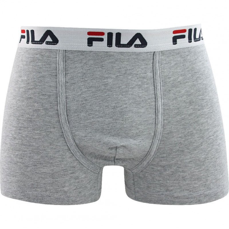 FILA Boxer Homme Coton CEINT Gris chiné