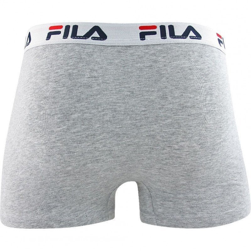 FILA Boxer Homme Coton CEINT Gris chiné