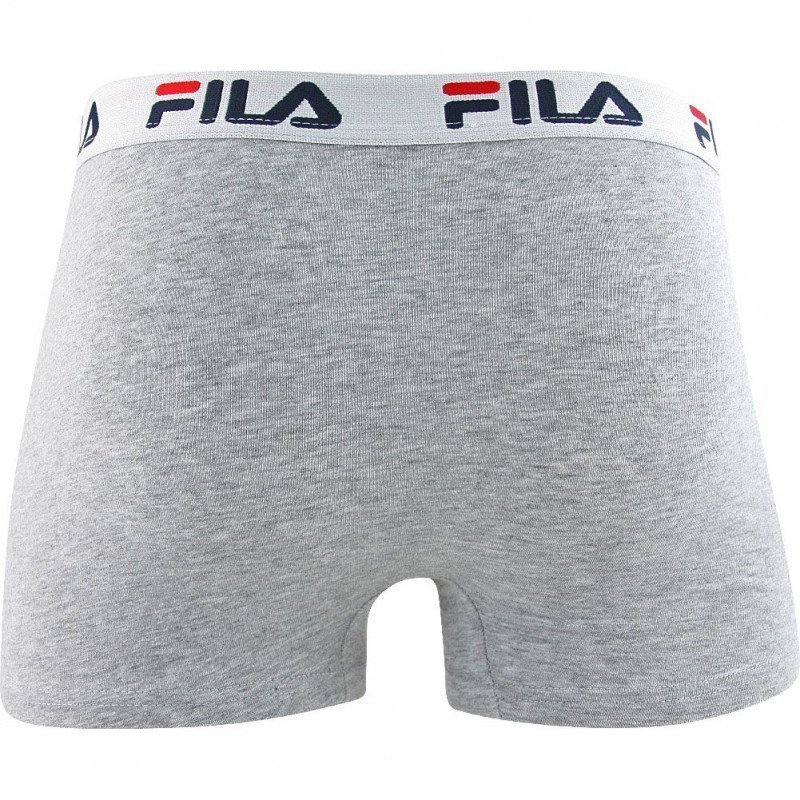 FILA Boxer Homme Coton CEINT Gris chiné