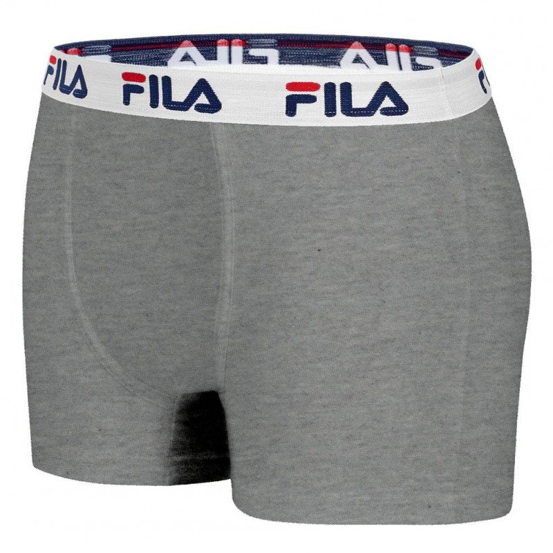 FILA Boxer Homme Coton CEINT Gris chiné