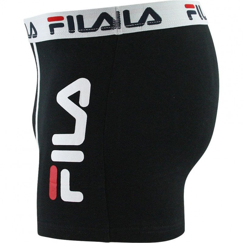 FILA Boxer Homme Coton CUISSE Noir