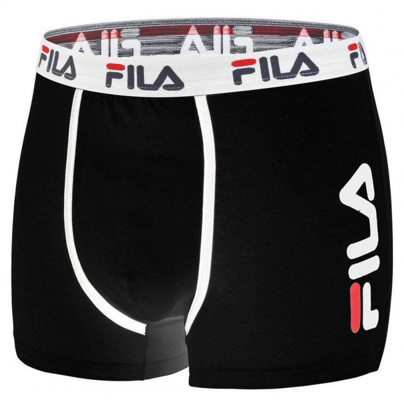 Boxer Homme CUISSE Noir et Blanc