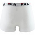 FILA Boxer Homme Coton CUISSE Blanc