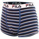 FILA Boxer Homme Coton RAY Gris Bleu
