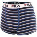 FILA Boxer Homme Coton RAY Gris Bleu