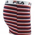 FILA Boxer Homme Coton RAY Gris Rouge