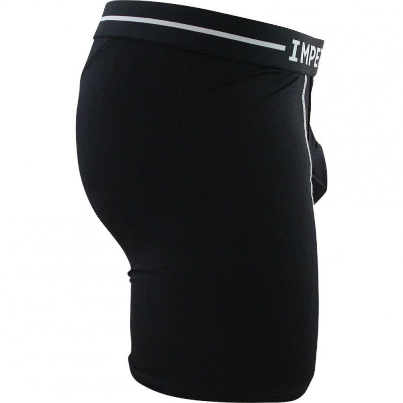 IMPETUS Boxer Long Homme Microfibre SPORT Noir