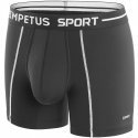 IMPETUS Boxer Long Homme Microfibre SPORT Noir