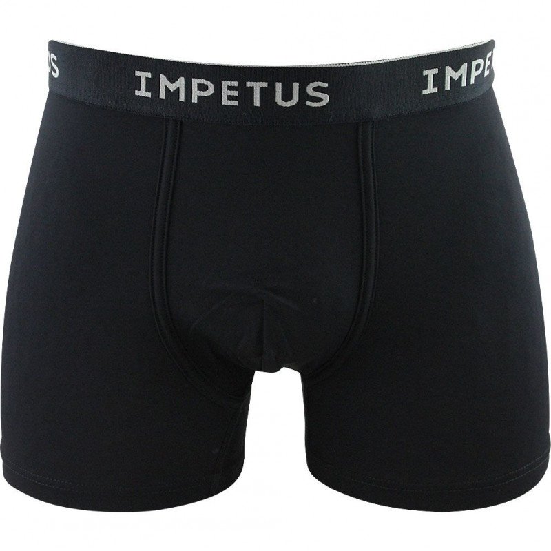 IMPETUS Boxer Homme Microfibre recyclée VOYAGER Noir