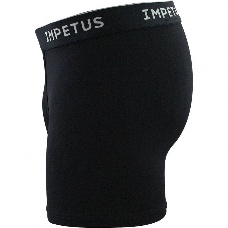 IMPETUS Boxer Homme Microfibre recyclée VOYAGER Noir