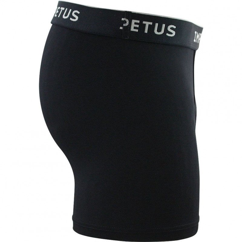 IMPETUS Boxer Homme Microfibre recyclée VOYAGER Noir